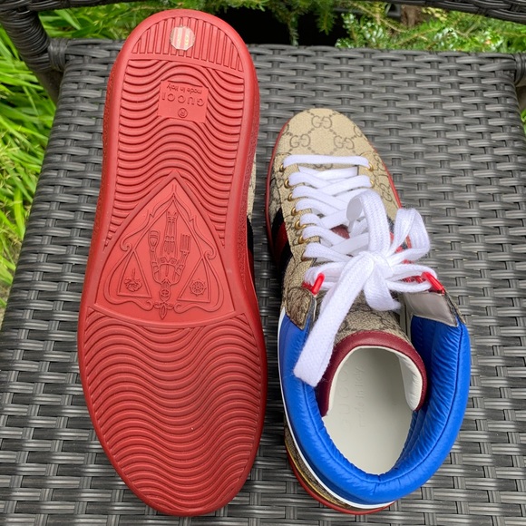 Gucci gg supreme leather high tops - Picture 6 of 13